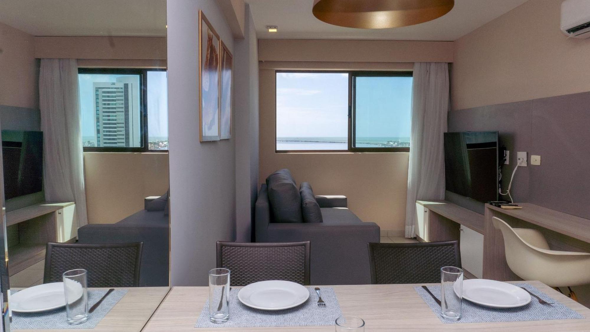 Flat Ao Lado Do Rio Mar No Edf Class Excelsior Por Yolo * Recife